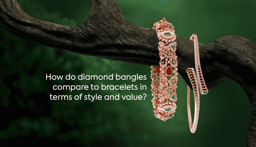 Diamond Bangles Compare to Bracelets in Terms of Style